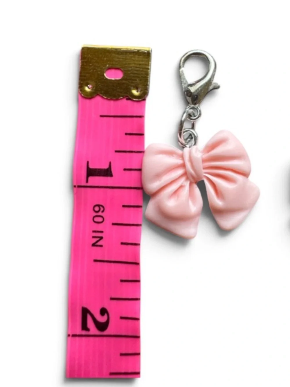 8 Breast Cancer Awareness Pink Bow Charms